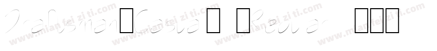 Draftsman Casual F Regular字体转换